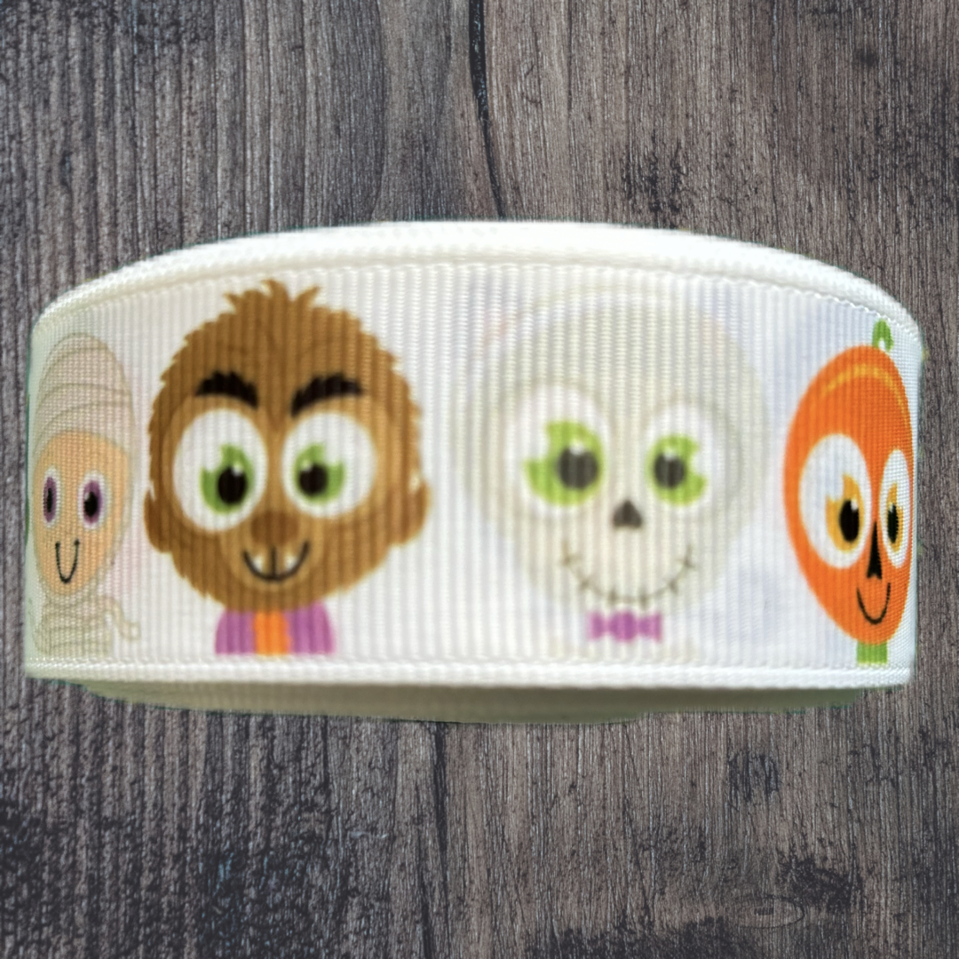 Monster Grosgrain 25mm Ribbon