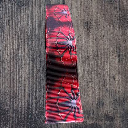 Spider Man Logo Grosgrain 25mm Ribbon