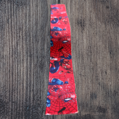 Spider Man with Red Background Grosgrain 25mm Ribbon