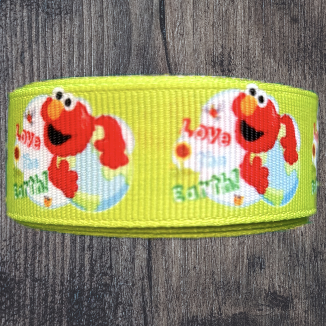 Red Monster Grosgrain 22mm Ribbon