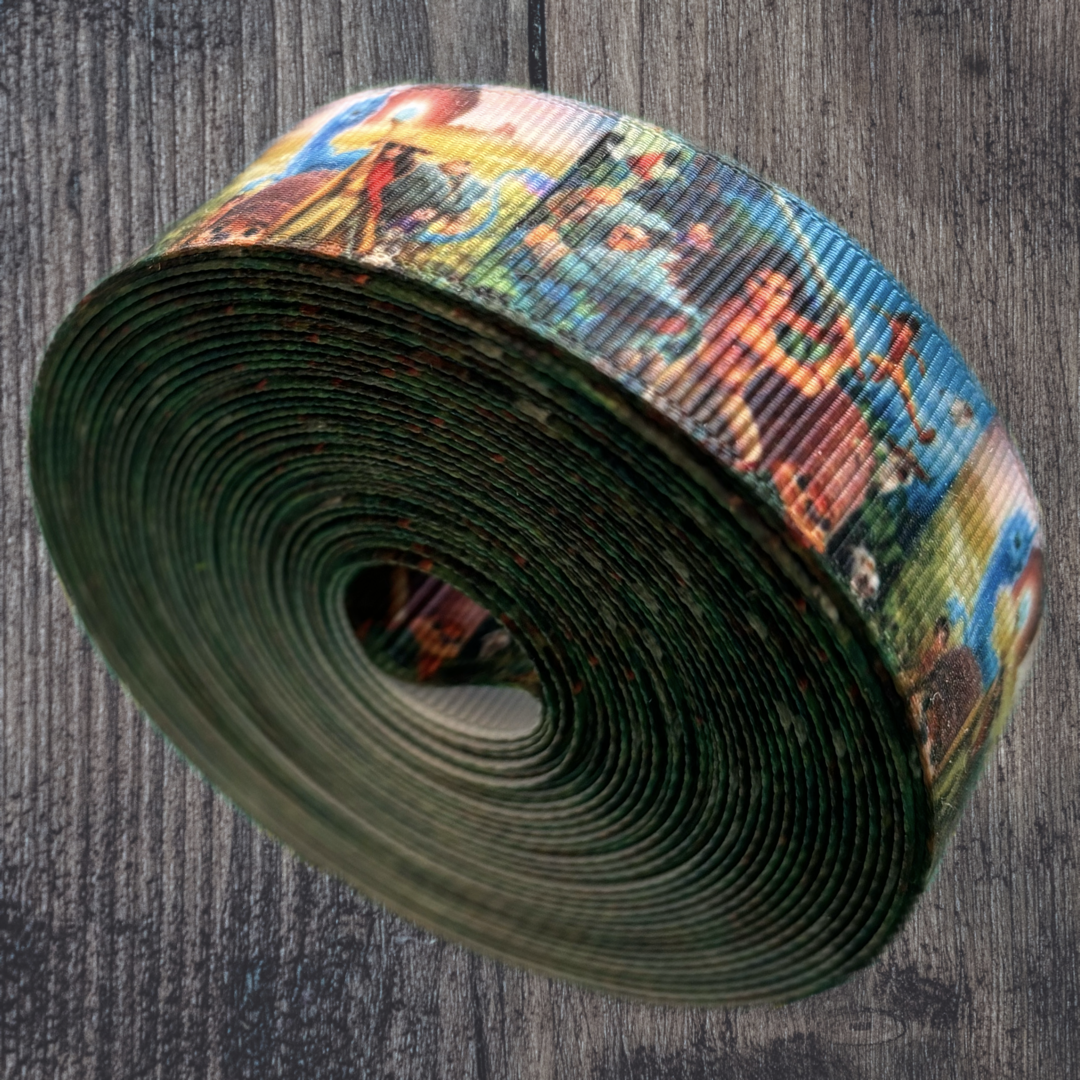 Raya & Last Dragon Grosgrain 22mm Ribbon