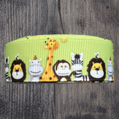 Animals Grosgrain 22mm Ribbon