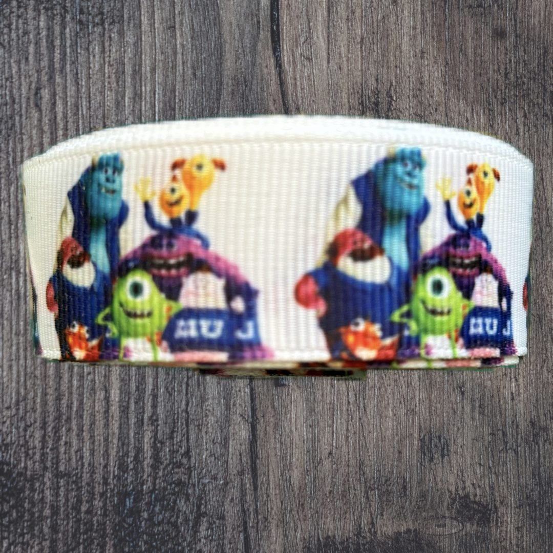 Monsters University Grosgrain 22mm Ribbon