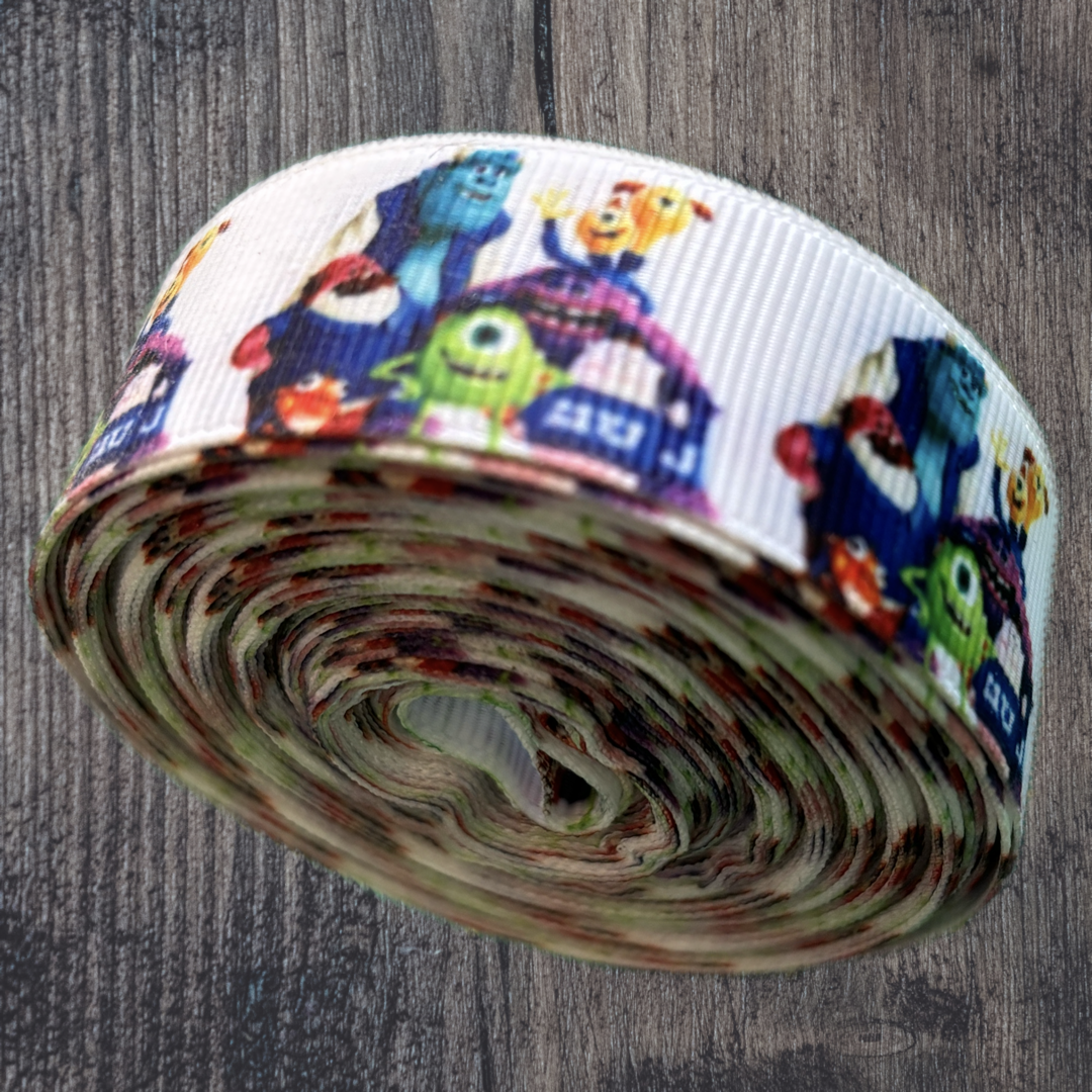 Monsters University Grosgrain 22mm Ribbon