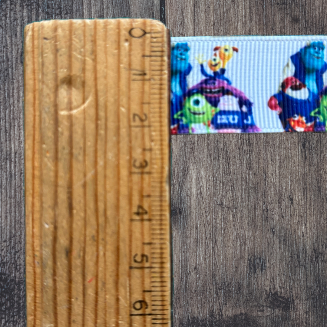 Monsters University Grosgrain 22mm Ribbon