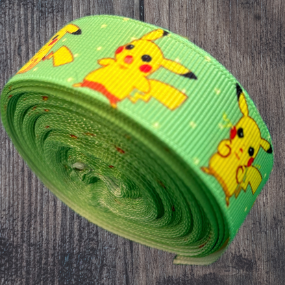 Pocket Monster Grosgrain 22mm Ribbon