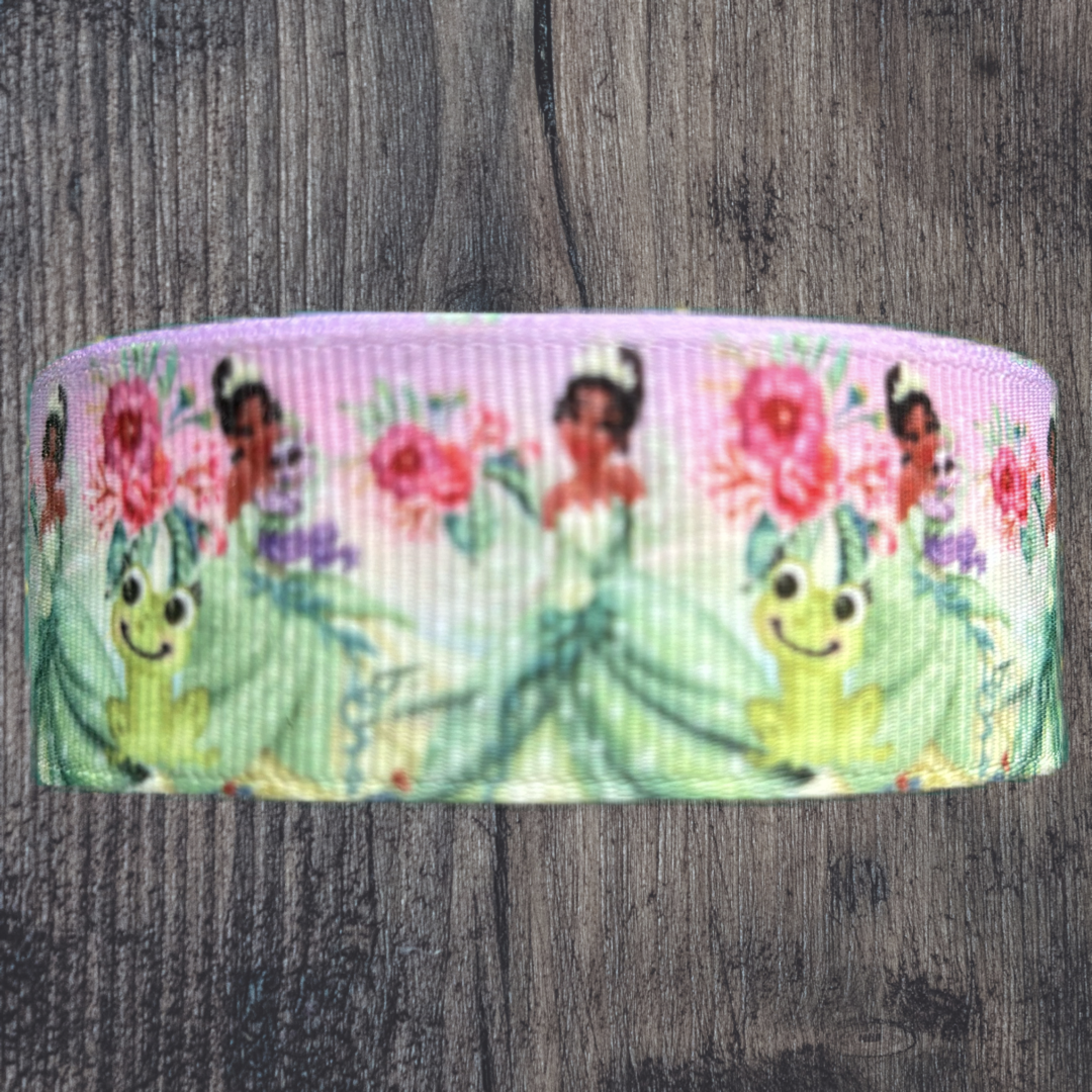 Princess & the Frog Grosgrain 25mm Ribbon