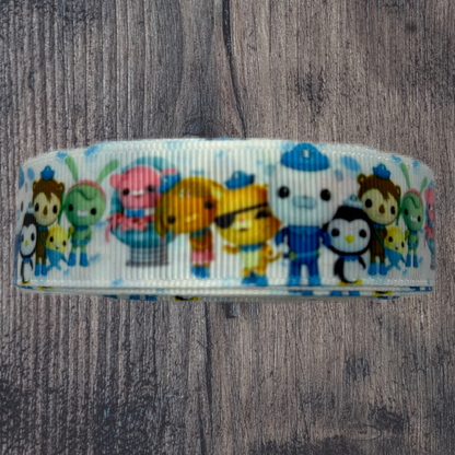 Octo Characters Grosgrain 22mm Ribbon