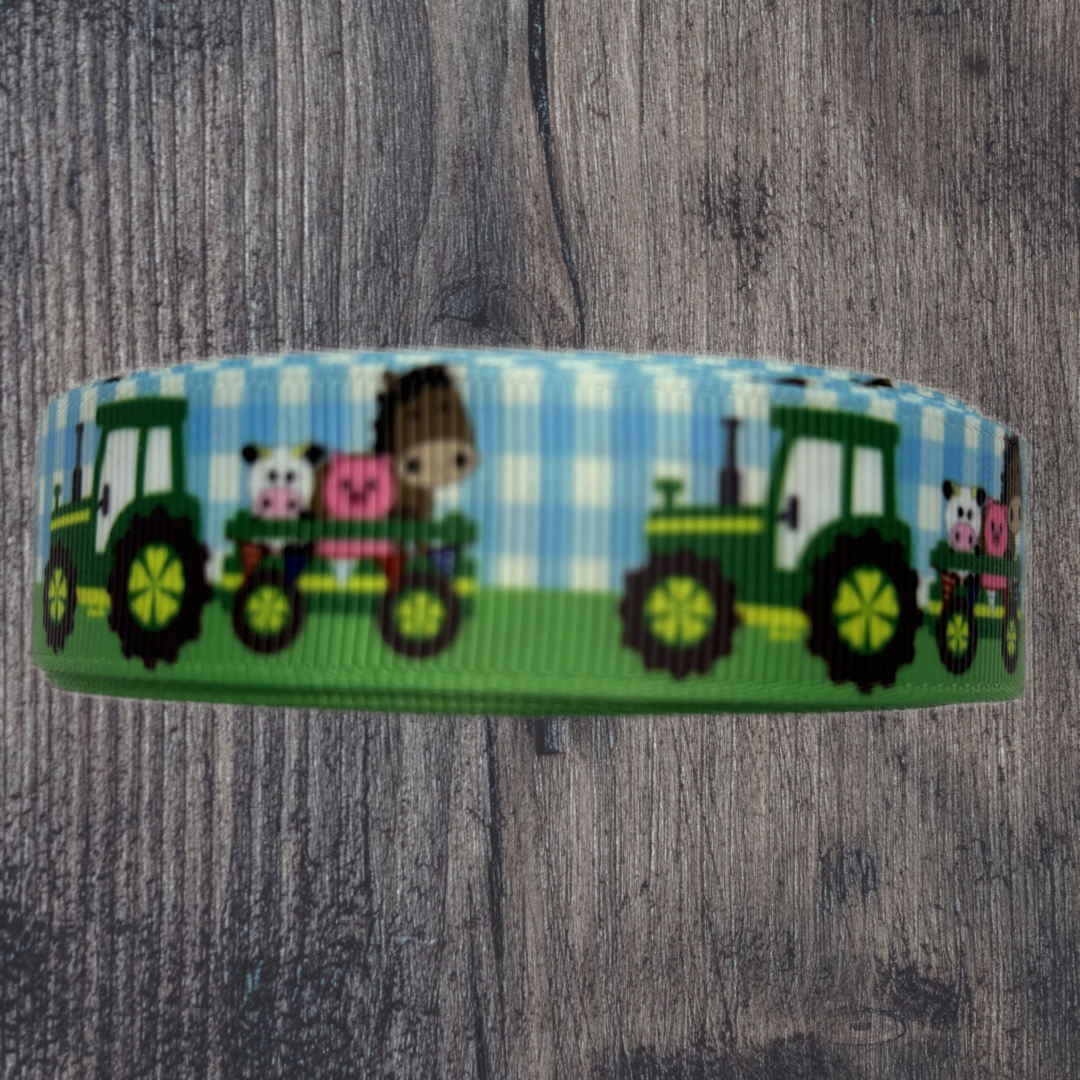 Tractor Grosgrain 22mm Ribbon