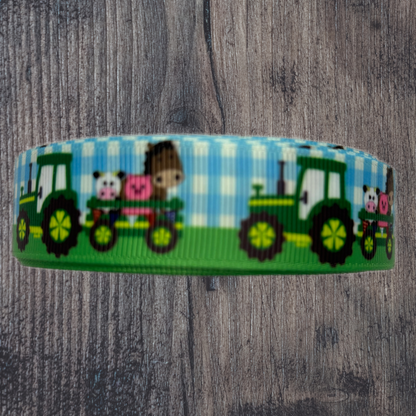 Tractor Grosgrain 22mm Ribbon