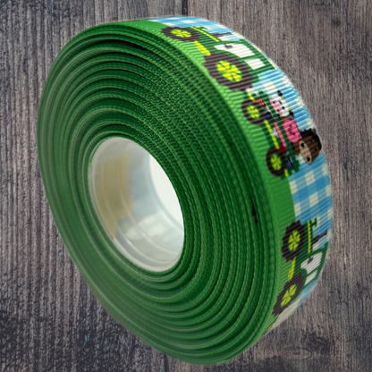 Tractor Grosgrain 22mm Ribbon