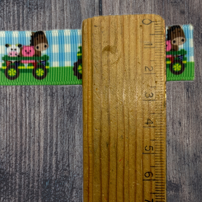 Tractor Grosgrain 22mm Ribbon