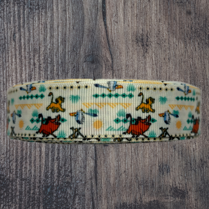 Lion King Grosgrain 22mm Ribbon