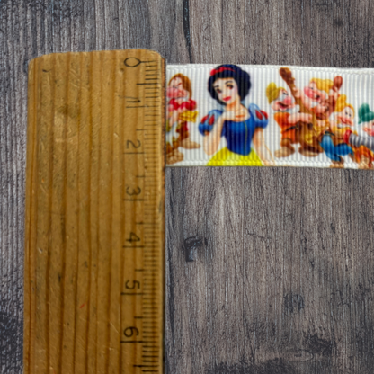 Snow White Grosgrain 22mm Ribbon