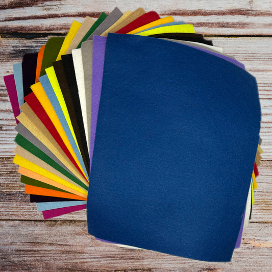 The Felt Store Multi Coloured Felt Sheet Pack