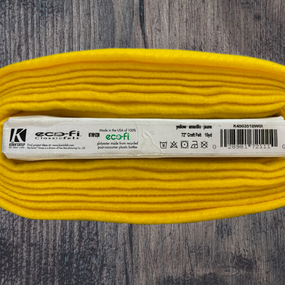 Ecofi Kunin Yellow Classic Felt by the Yard