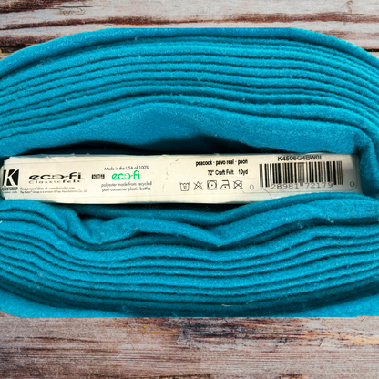 Ecofi Kunin Peacock Classic Felt by the Yard