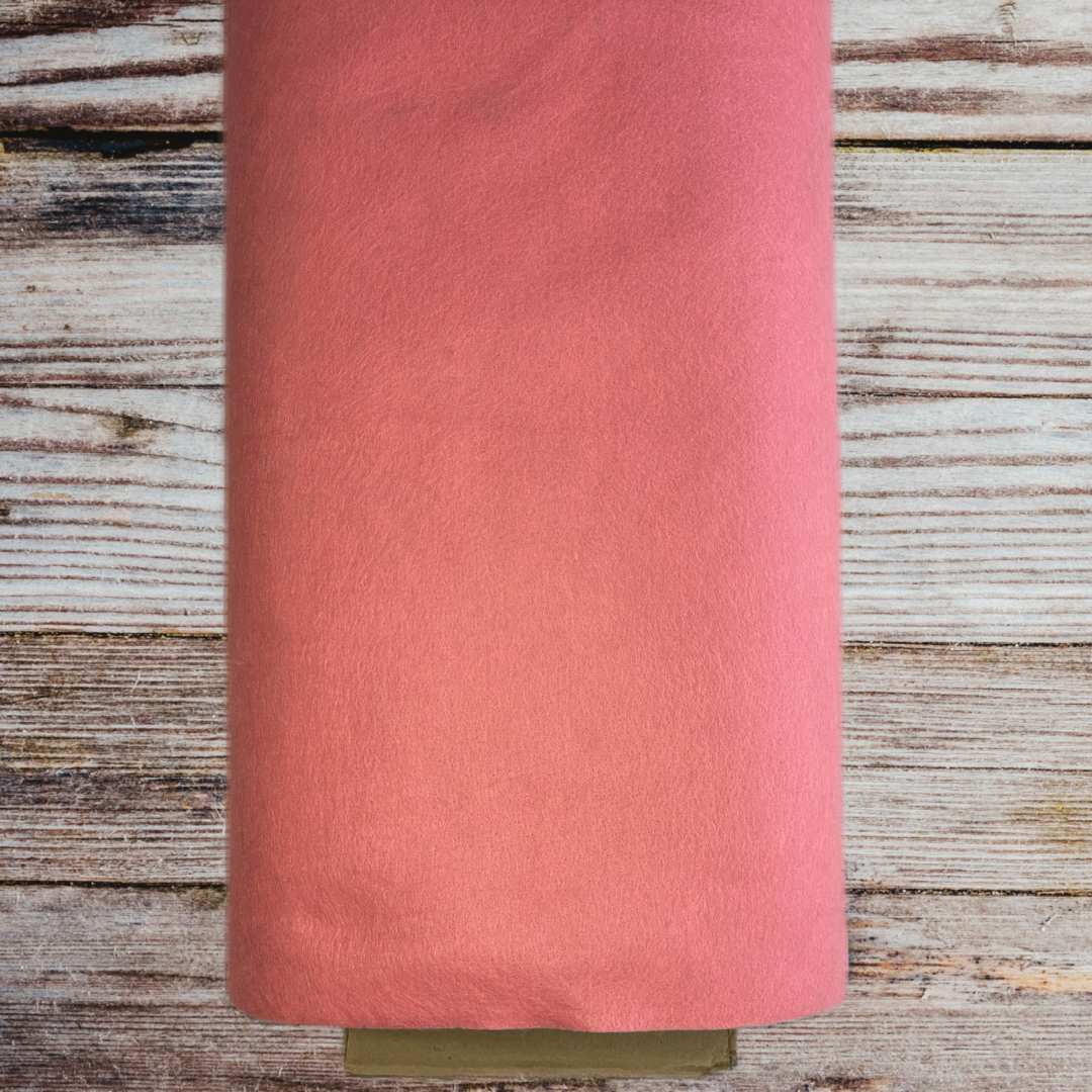 Coral Felt by the Meter