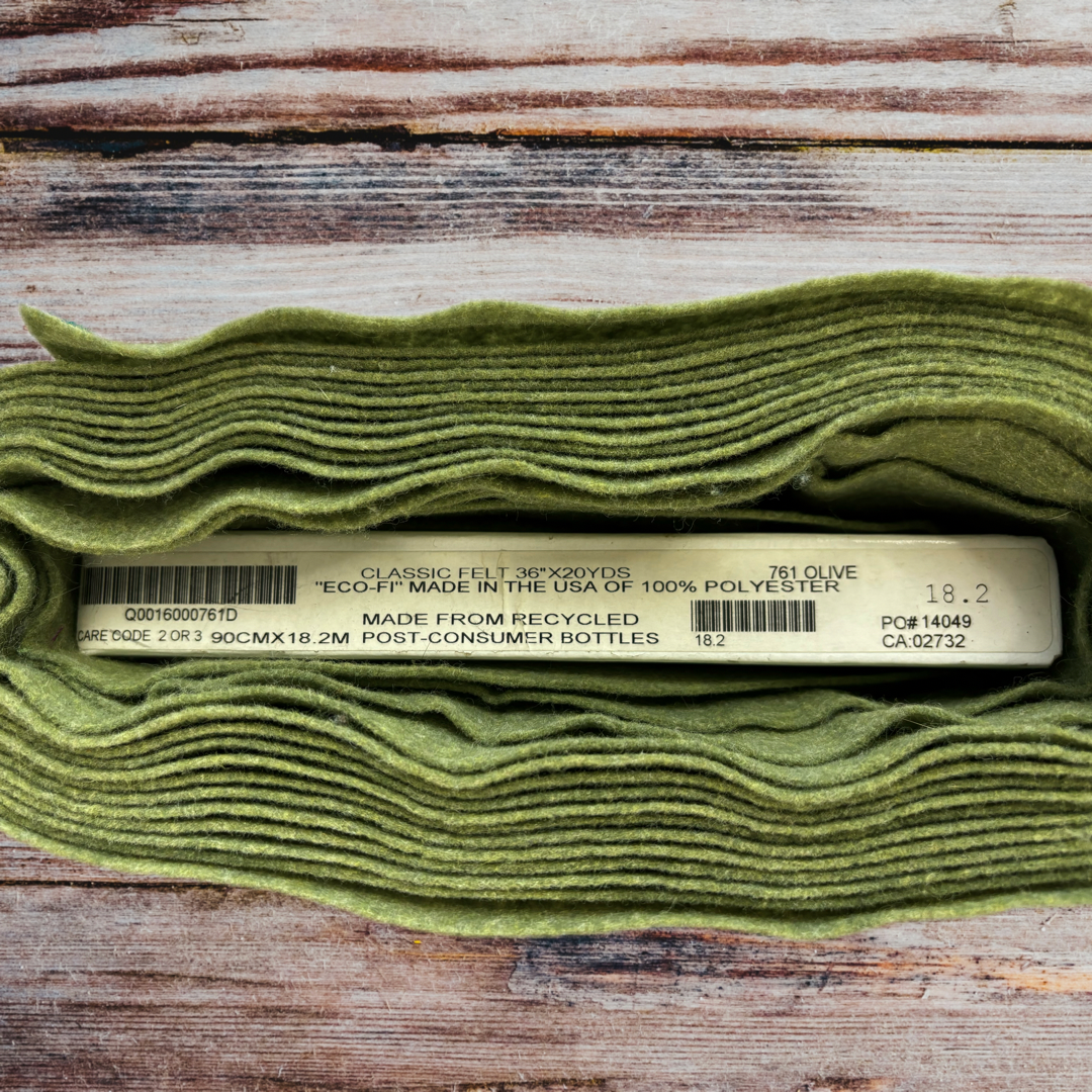 Ecofi Olive Classic Felt by the Meter