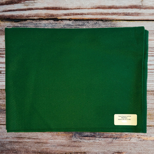 The Felt Store Kelly Green Rayon/Viscose Felt by the Yard