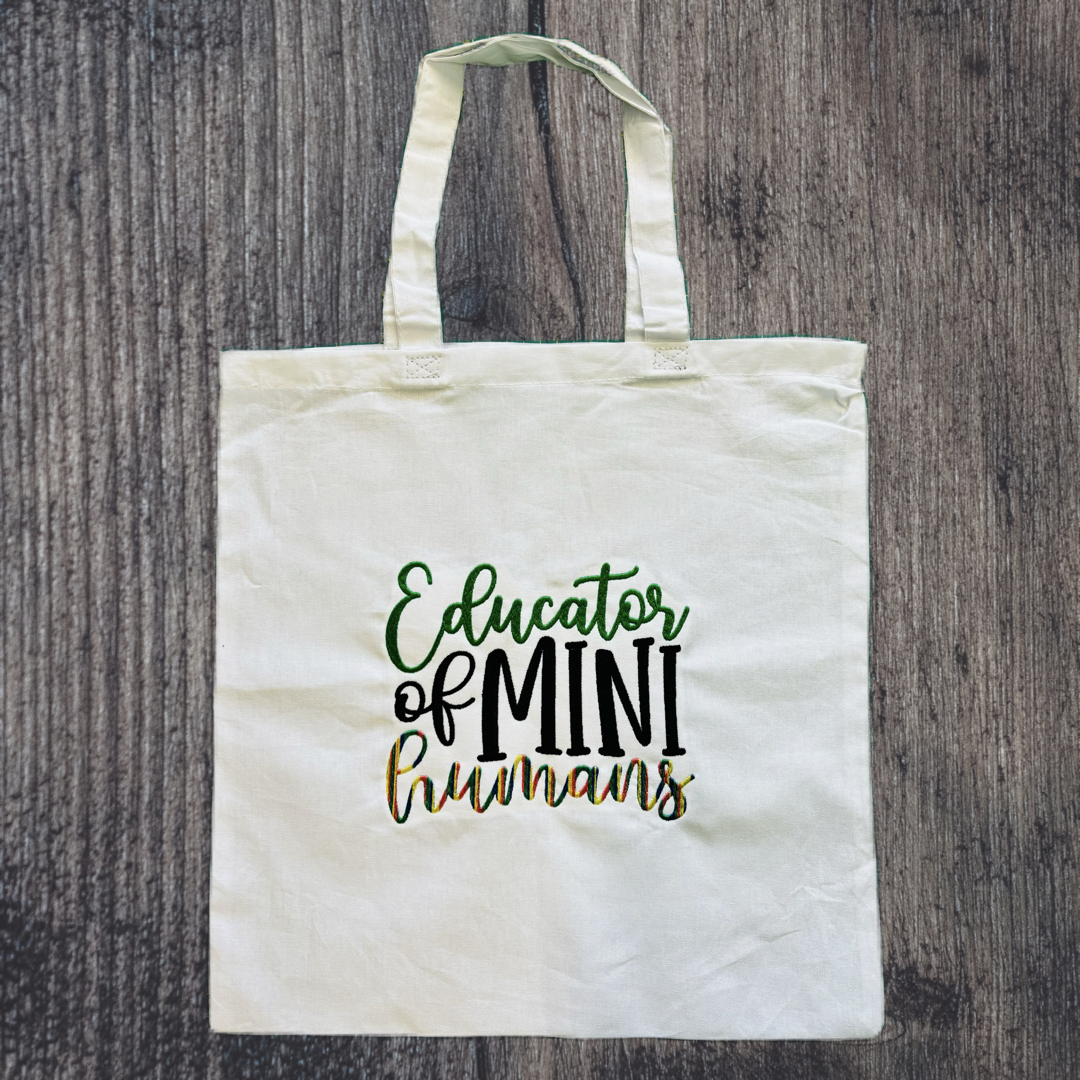 Educator of Mini Humans Design Tote Bag