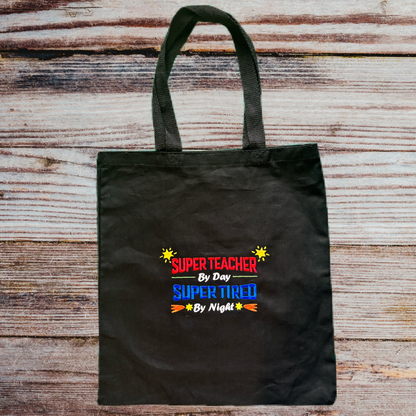 Super Teacher Design Tote Bag