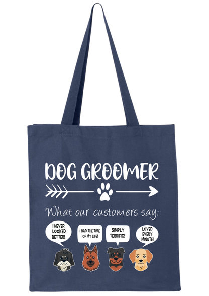 Dog Groomer Customers Design Tote
