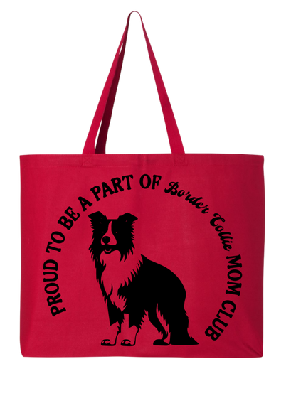 Proud (Dog Breed) Mom Club Design Tote