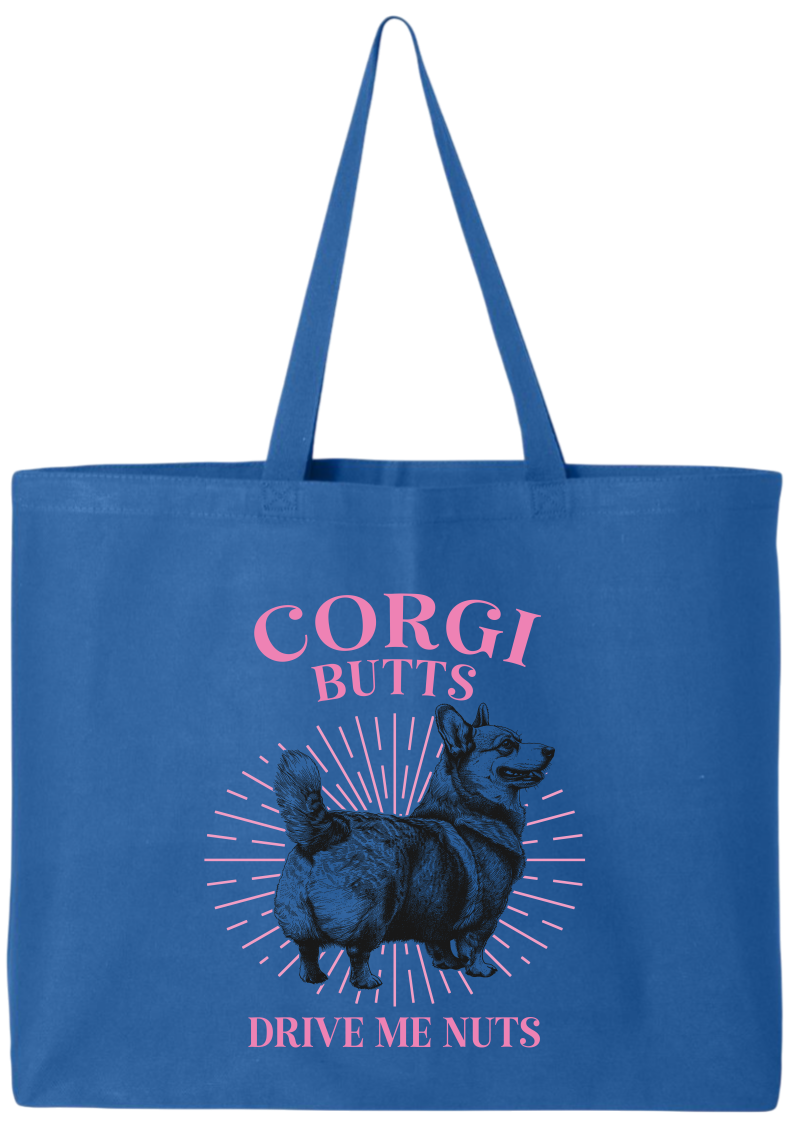 Corgi Butts Design Tote